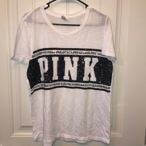 VS PINK SEQUIN SHIRT